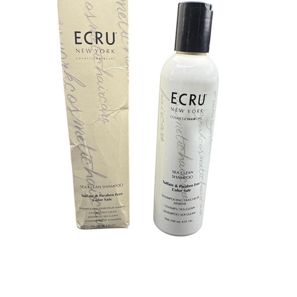 NIB ECRU Sea Clean Shampoo Full Size 8 fl oz- BOX HAS DAMAGE- bottle dent